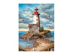 HMDIIMGE Lighthouse Diamond Painting