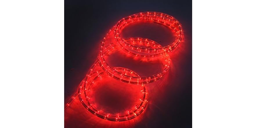 PERSIK 18 Feet RED Rope Light