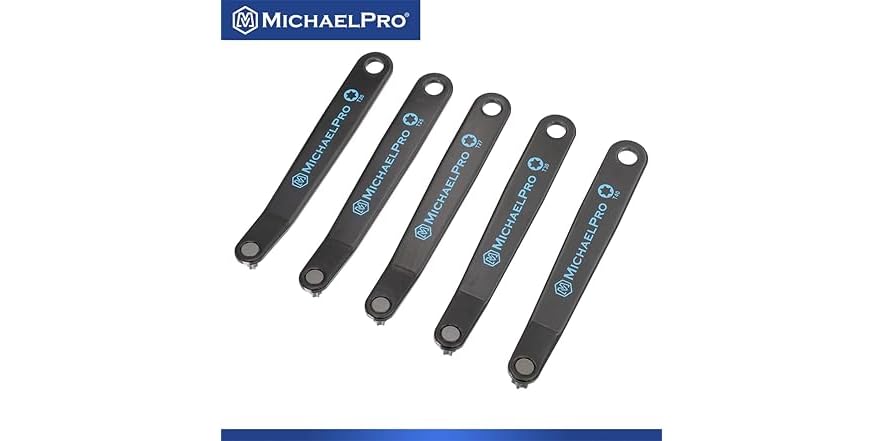 Thông số Bộ 6 mũi vít hoa thị (T20,T25,T27,T30,T40,T45) dài 150mm