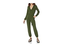 Amazon Essentials Women Knit Surplice Jumpsuit