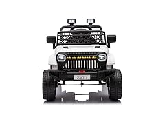 12V Ride On Car for Kids Truck Car White
