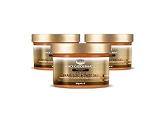 African Pride Black Castor Braid Gel, 8oz, 3pk