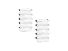 Superio 2.3 Quart Clear Plastic Storage