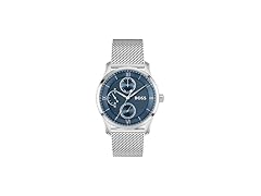 BOSS Men's Principle Master Silver Blue Watch