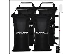 SANWAY 120 LBS (Unfilled) Sand Bags 4Pack