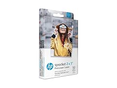 HP Sprocket 2x3" Premium Zink Sticky Back Photo Paper