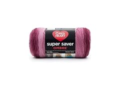 RED HEART E305.3965 Super Saver Ombre Yarn, Mai Tai