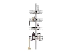 Zenna Home Tension Shower Caddy Bronze