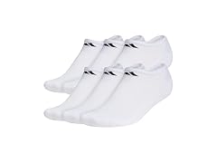 12 Pairs adidas Men's No Show Socks, XL