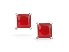 14K White Gold Birthstone -July