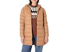 Amazon Womens Water Resistant Packable Hooded Coat