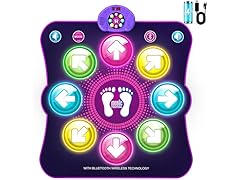 Light Up Dance Mat w/ 6 Game Modes