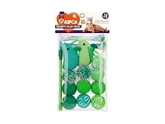 ASPCA 15-Piece Cat Toy Variety Pack, Green