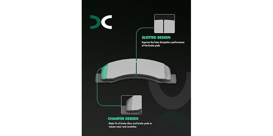 SCITOO Front Ceramic Rear Semi-Metal Brake