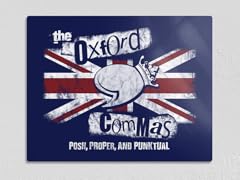 The Oxford Commas 11" x 14" Metal Poster