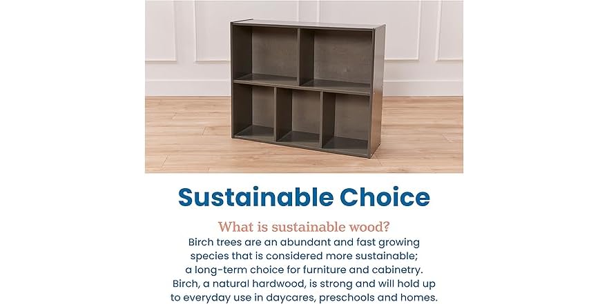 ECR4Kids Streamline 5-Compartment Storage Cabinet