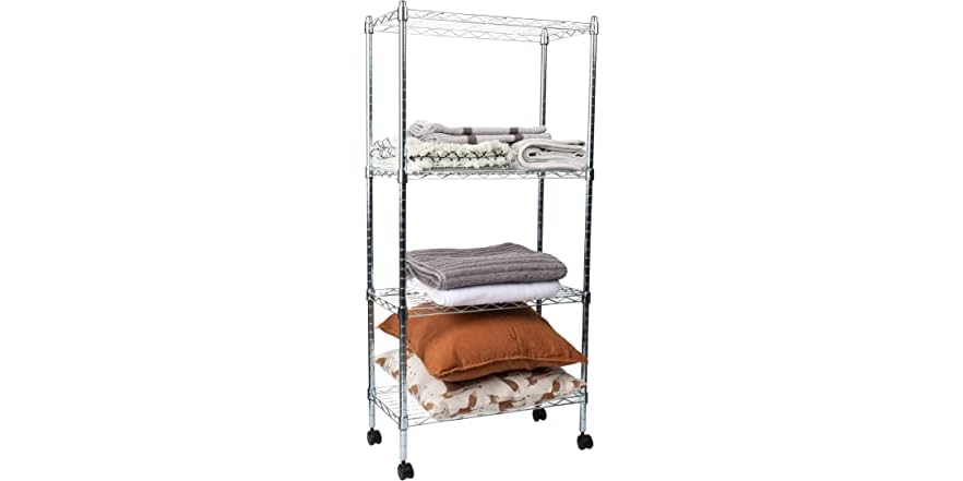 Mirak Storage Rack Mind Reader 4 Tier Storage Rack