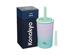 Konokyo 13 oz Insulated Stainless Steel Water Bottle for Coffee & Water