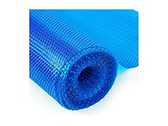Pool Solar Cover, 12 x 24 ft Durable 16 mil Pool Covers for Inground & Above Ground Pools, Solar Pool Heater, Rectangle Solar Blanket with Bubbles, Blue (Open Box)