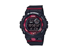 Casio G-Shock Move GBD800-1 | Black Sport Watch | Shock Resistant | 200M WR | Step Counter | Bluetooth Connectivity | Training Features (Open Box)