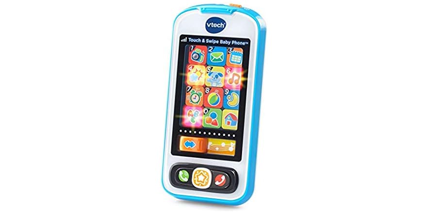 VTech Touch and Swipe Baby Phone Blue
