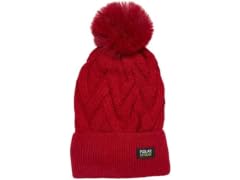 Polar Extreme Women (OS) Heat Cap Red Zig Pom