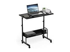 SHW 30.5" to 40.5" Height Adjustable Mobile Standing Desk