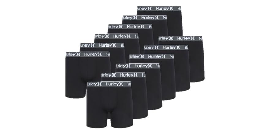 Pack De 3 Boxers Briefs Hurley Azules Para Hombre - Siman Costa Rica