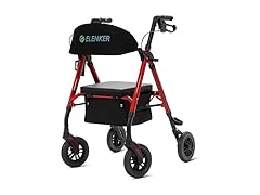 ELENKER BC2170626014263 KLD-9218-8 Rollator Walker, Re