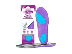Dr. Plantar Massaging Gel Insoles for Women, Sizes 6-10, Trim to Fit