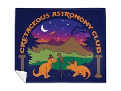 Cretaceous Astronomy Club Mink Fleece Blanket
