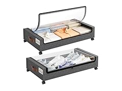 Grey Under the Bed Storage 2 Pack