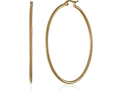 Amazon Essentials Women's Hoop Earrings (50 mm)
