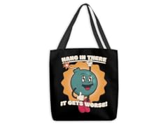 "It Always Gets Worse" Large Tote Bag