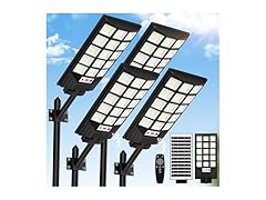 Solar Street Lights Outdoor, Waterproof Motion Sensor