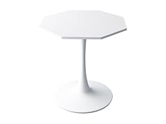 SPOFLYINN Octagonal Coffee Table White