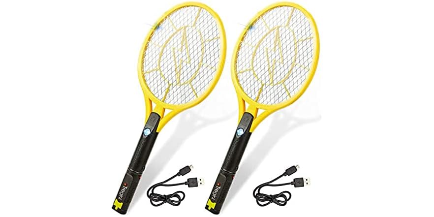 Tregini Electric Fly Swatter, 2-Pack