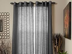 84" Mia Jacquard Grommet Panel