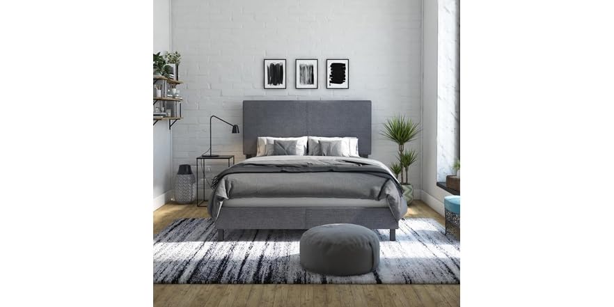 Luxury Upholstered Bed with Adjustable Headboard – Style & Comfort Combined - Image 10