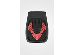 Front Auto Floor Mats - Red/Black