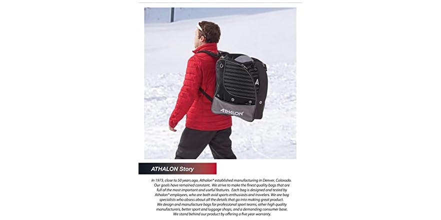 Athalon Adult Boot Bag/Backpack for Ski