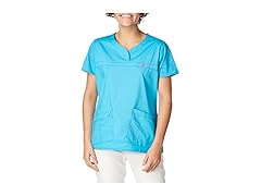 WINK Women's Aqua Top (L)