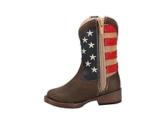 ROPER American Patriotic Boots 10 Big Kid