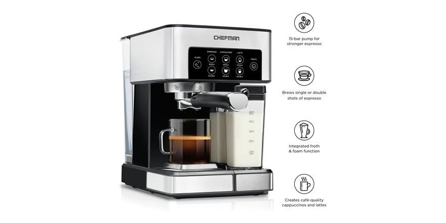 I Tested the Chefman Espresso Machine: A Comprehensive Review for ...