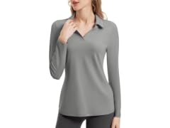 Fkeep Women Tennis Golf Shirt Long Sleeved Top