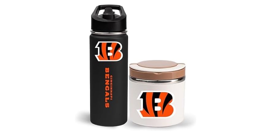 Cincinnati Bengals 18oz Water Bottle Container