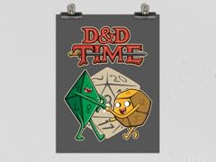 DnD Time Matte Poster