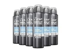 Dove Men + Care Deodorant Spray, 6 Pack