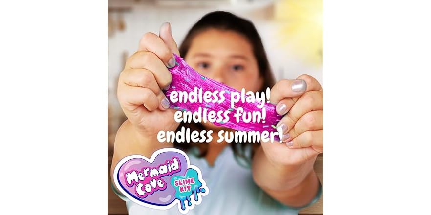 Aqua Endless Summer Mermaid Cove DIY Slime Kit