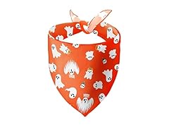 BlissBud Dogs Bandanas for Halloween Puppy Scarf